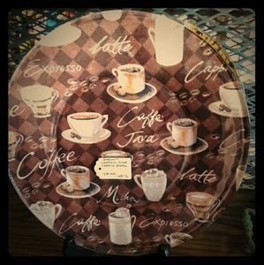 Coffee decorative plate